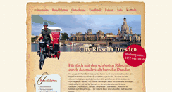 Desktop Screenshot of city-rikscha.de